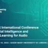 Image for the 2025 AES International Conference on Artificial Intelligence and Machine Learning for Audio, held September 8-10, 2025 in London, England.
