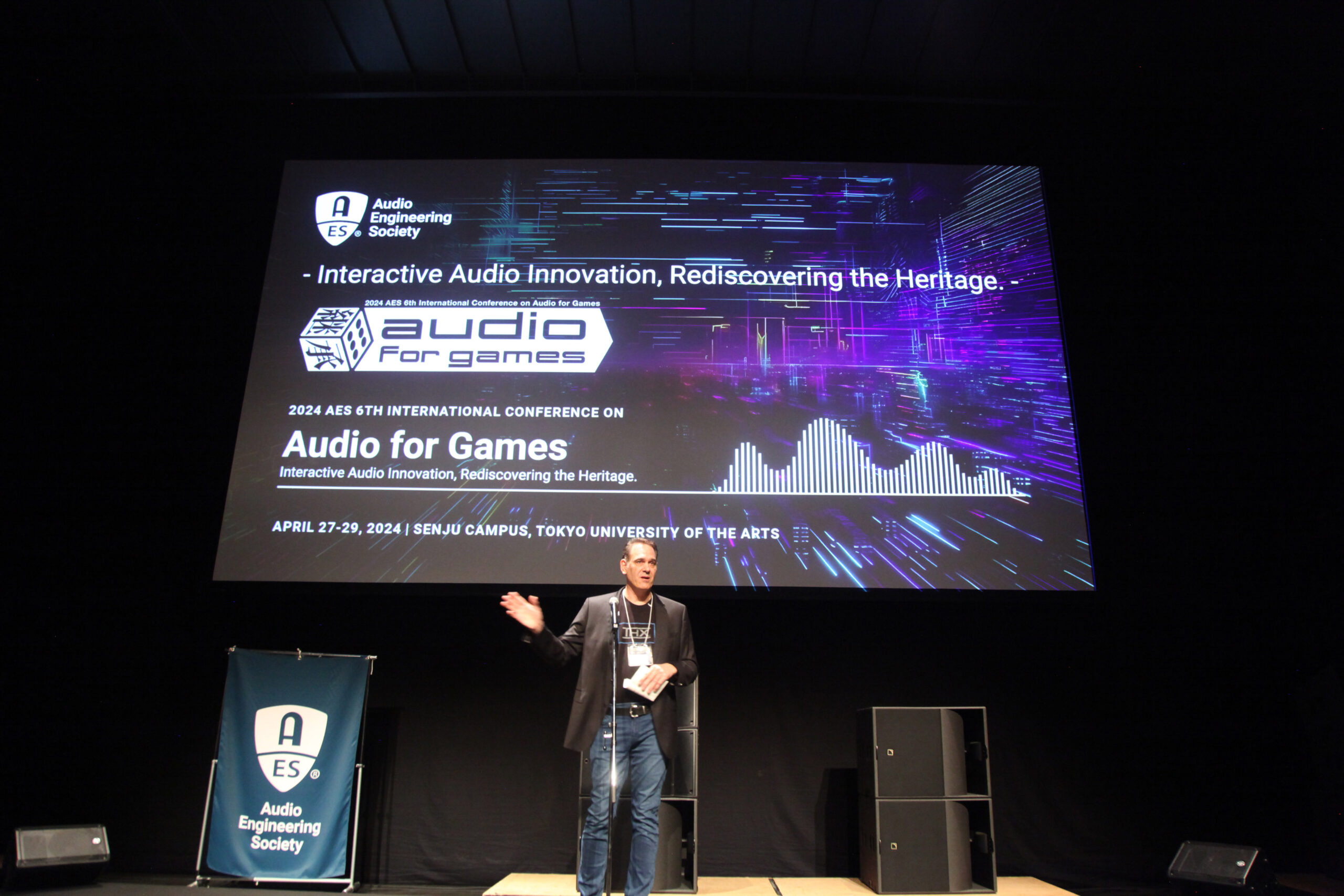 Photo from Audio for Games Conference in Tokyo, Japan.