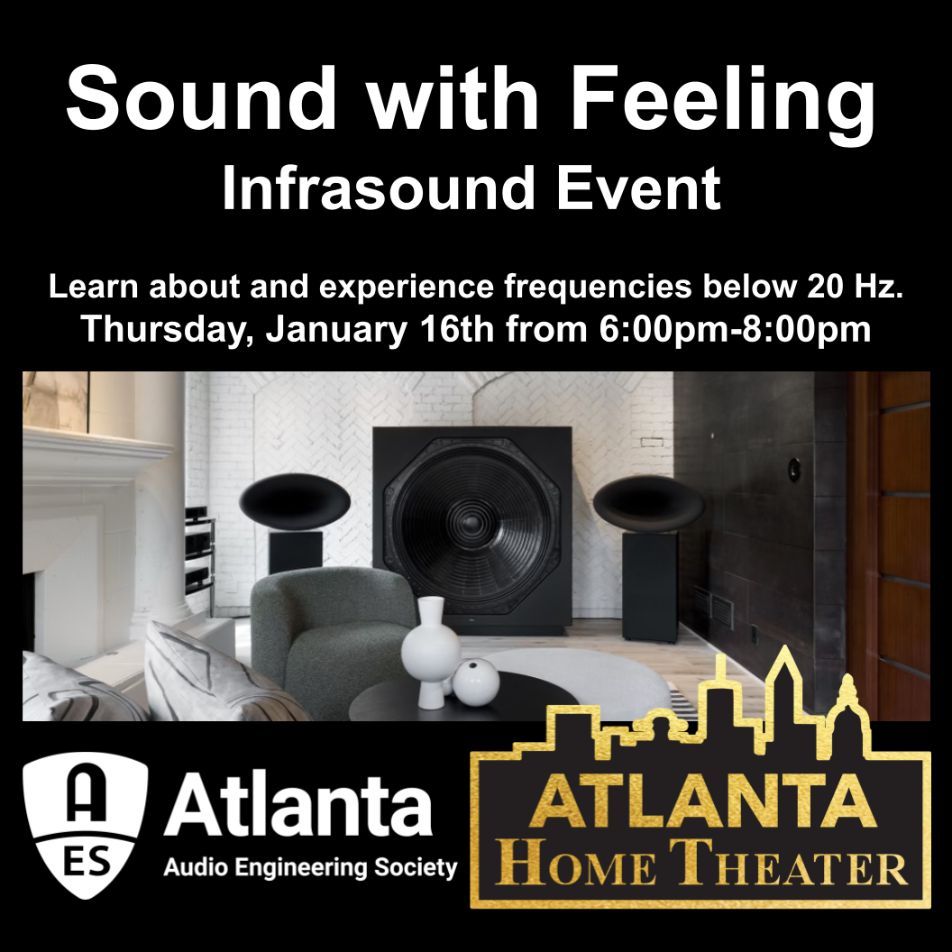 AES Eastern Region Section Event - Sound with Feeling Infrasound Event Image