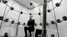 The listening room in Aalto University’s Acoustic Lab, where the listening tests were made. Photo: Benoit Alary